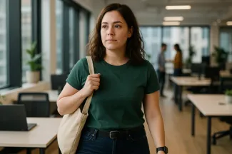 Portrait data analyst finances